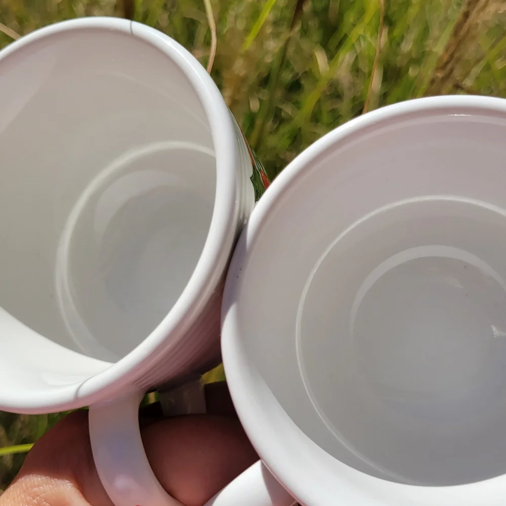 Fiesta Holly Berry Ribbon Coffee Tea Cups & Salad Bread Plates (2)  Napkin Rings